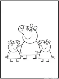 Peppa Pig Coloring Pages