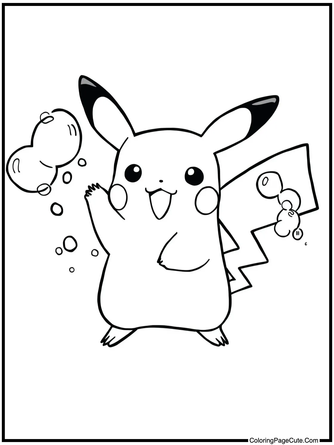 playing with bubbles