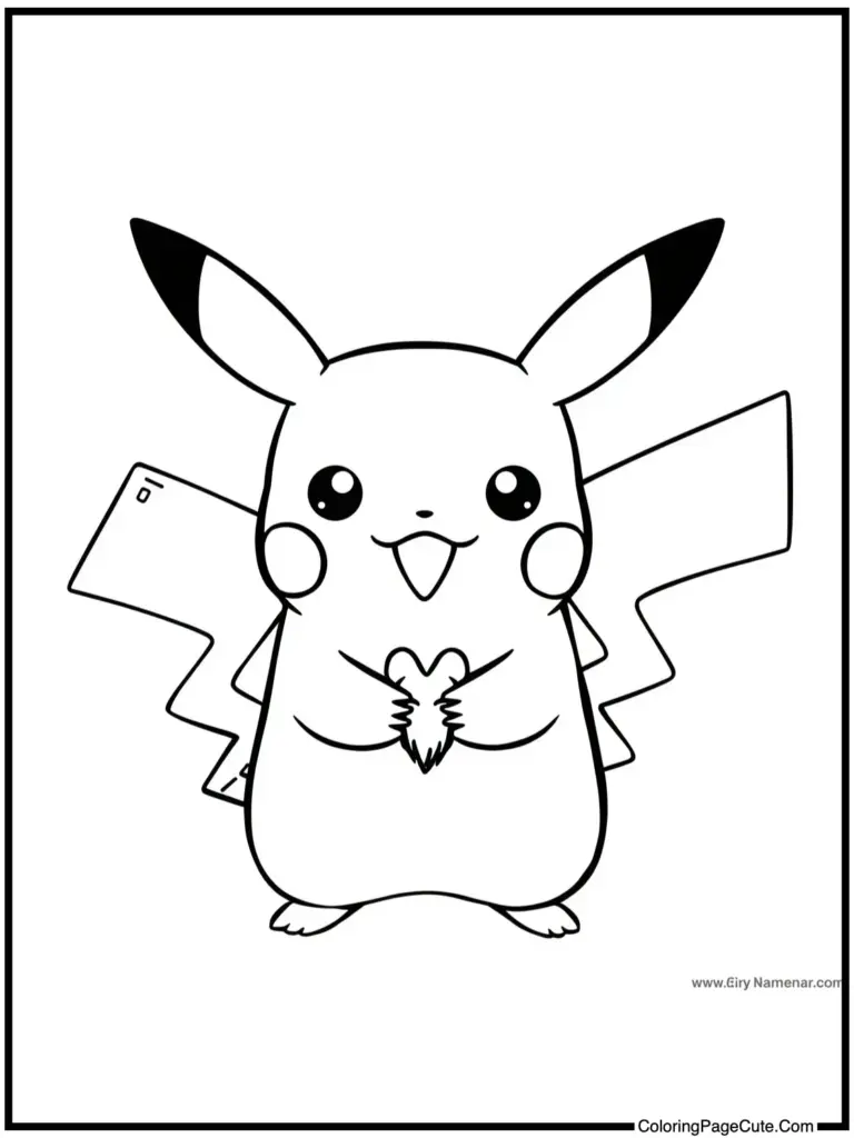 Pikachu Coloring Pages