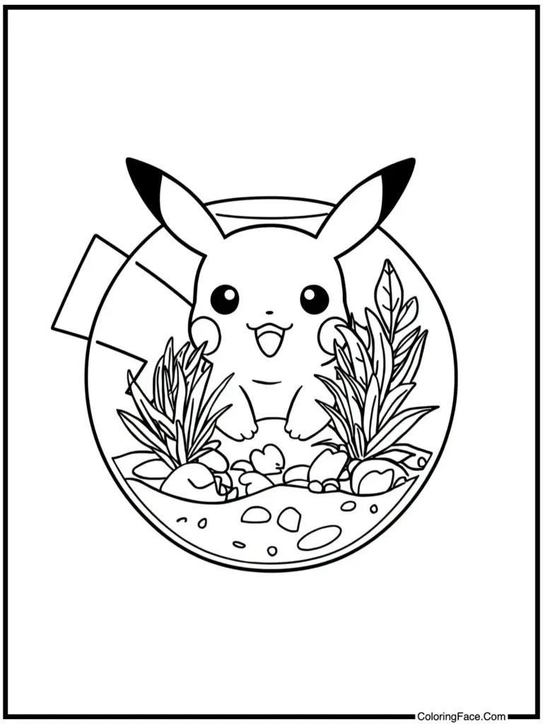 Pikachu Coloring Pages
