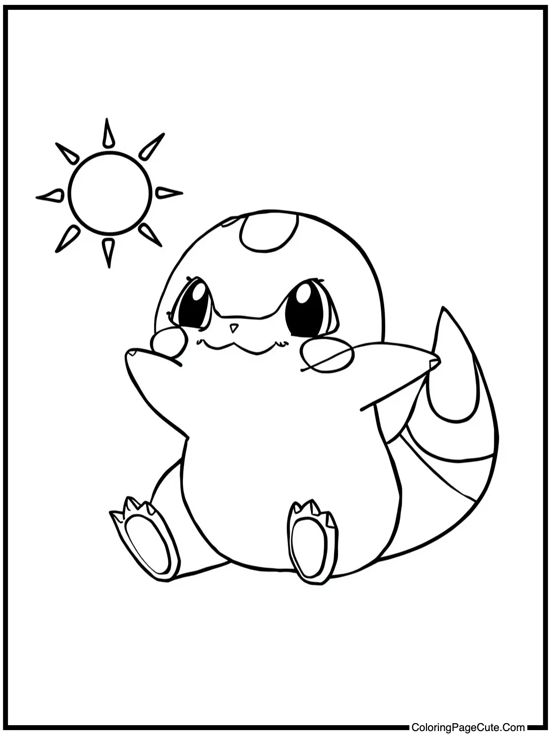 Slowpoke enjoying sun