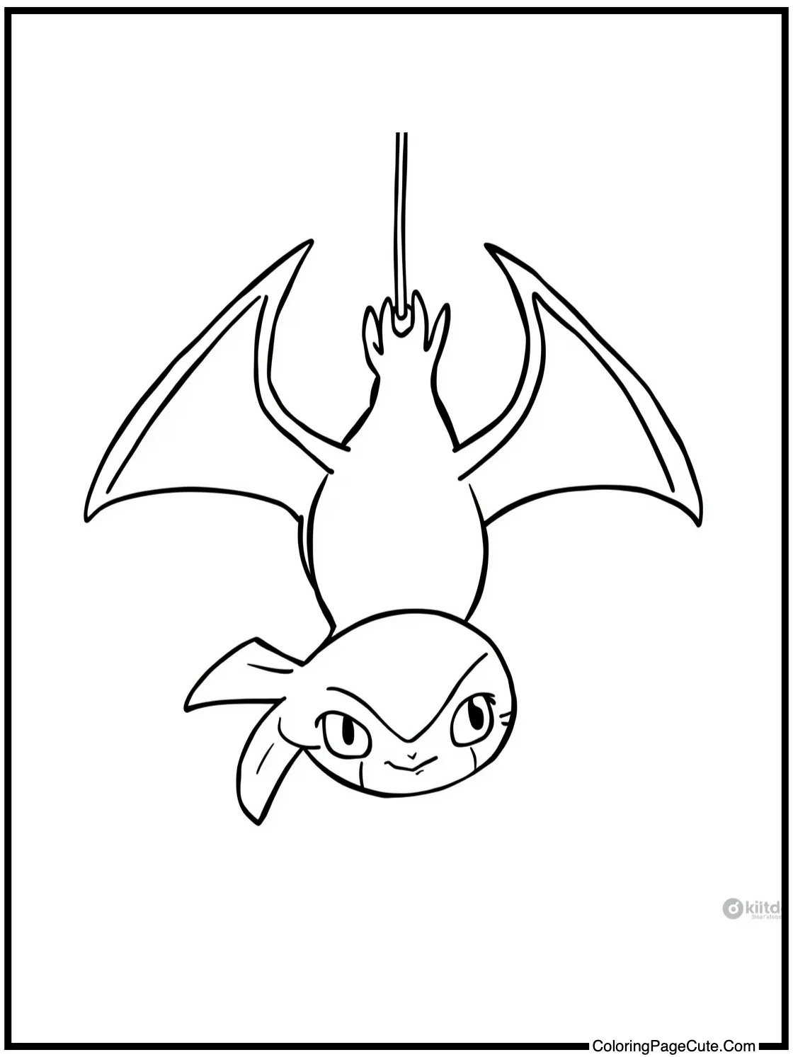 Zubat hanging upside-down