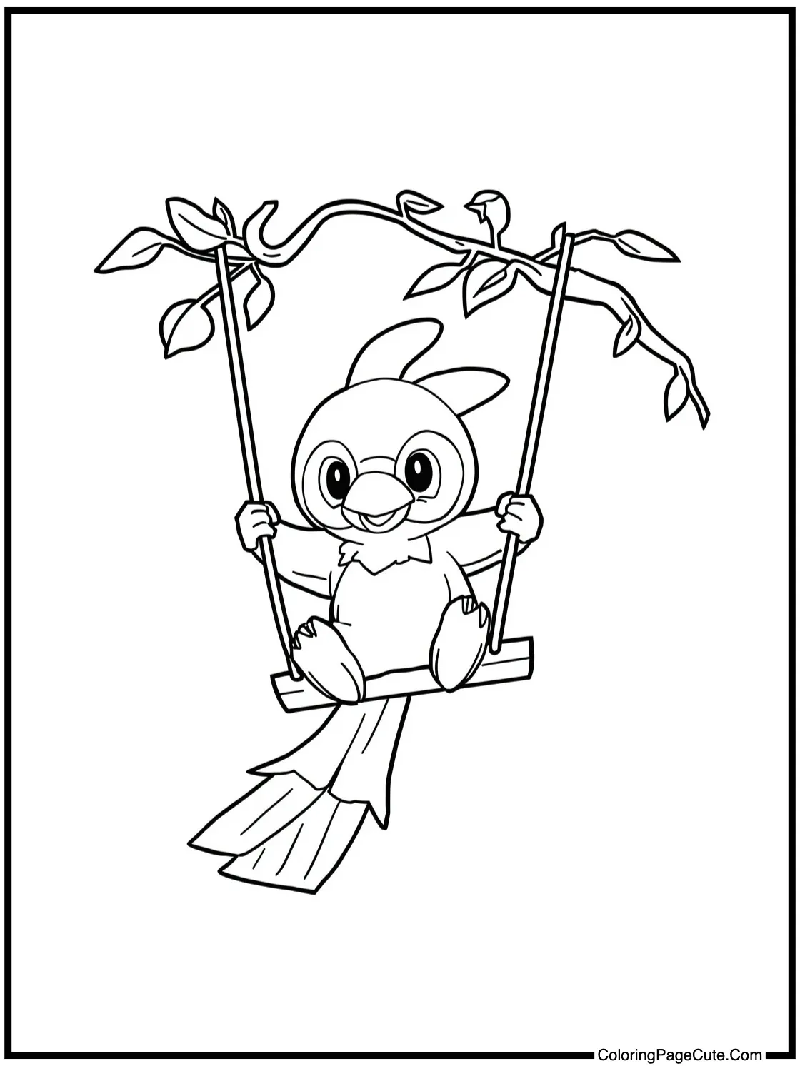 Mankey swinging vines