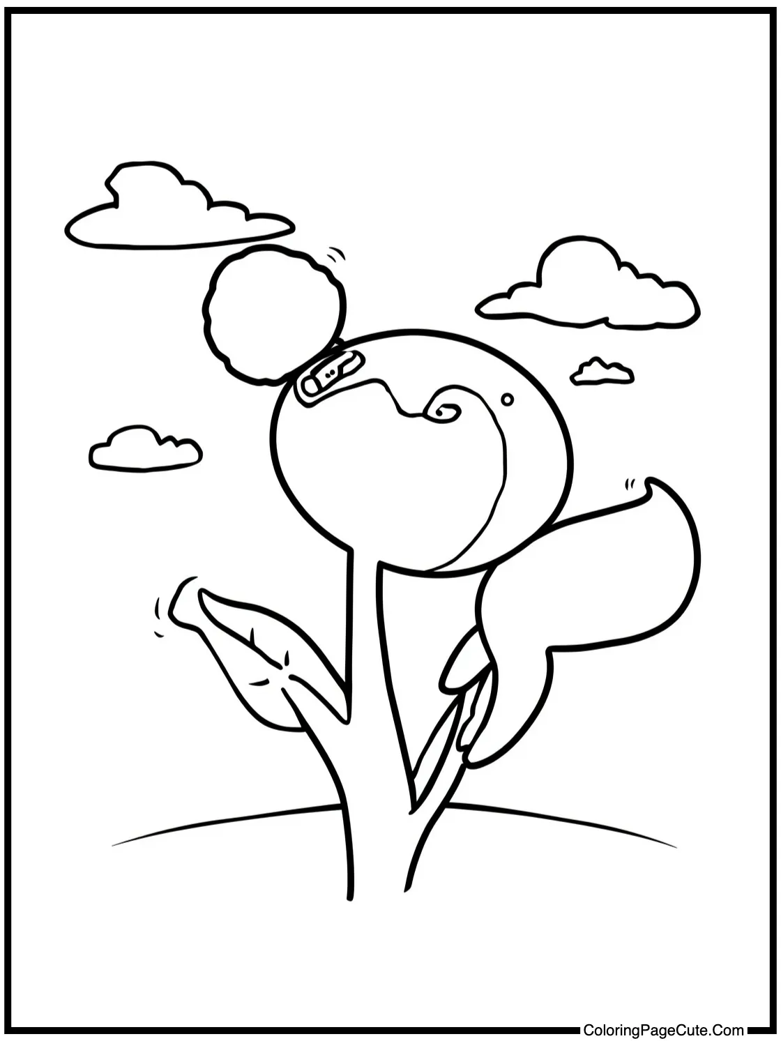 Bellsprout reaching sky