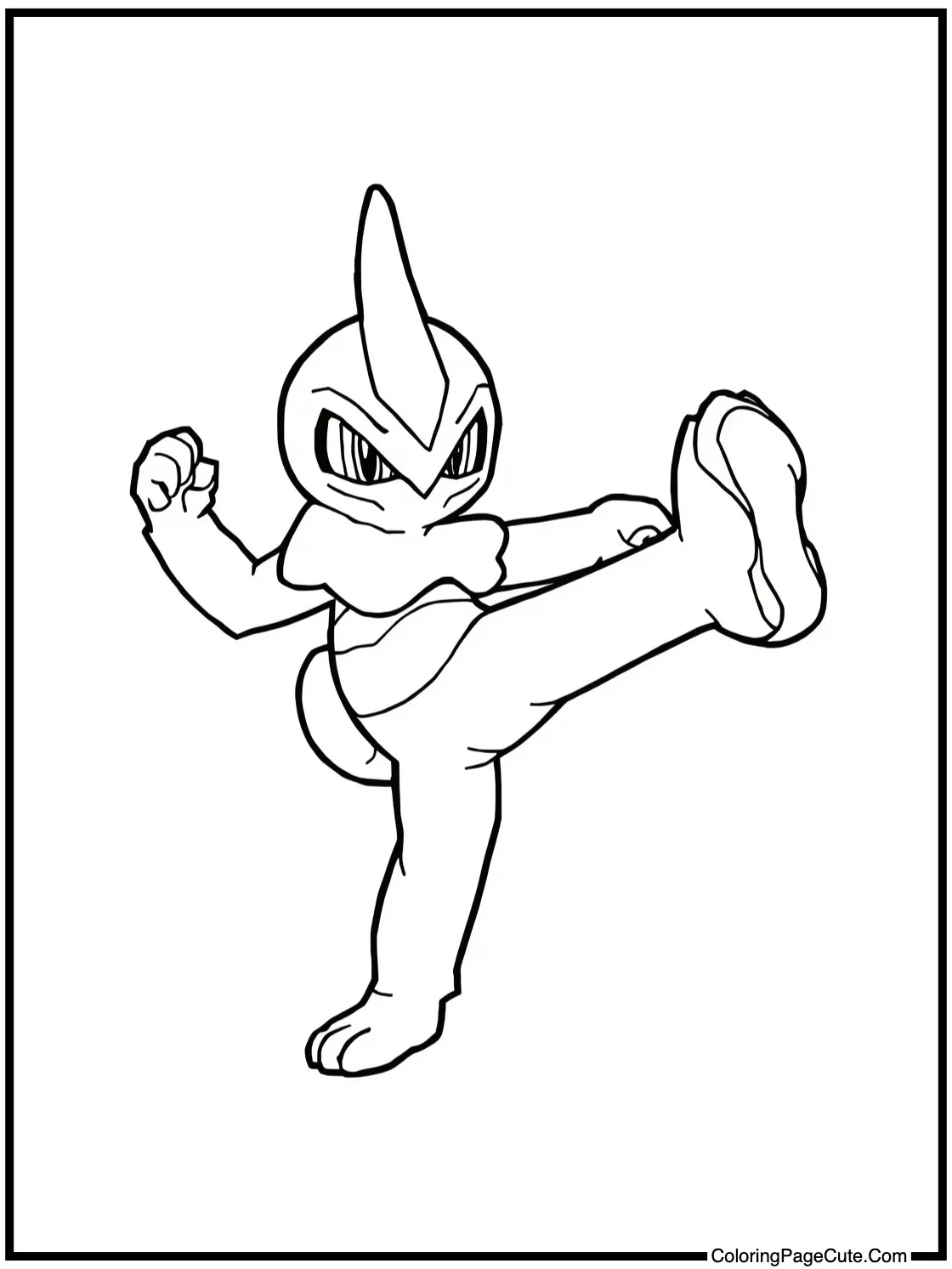 Hitmonlee kicking air