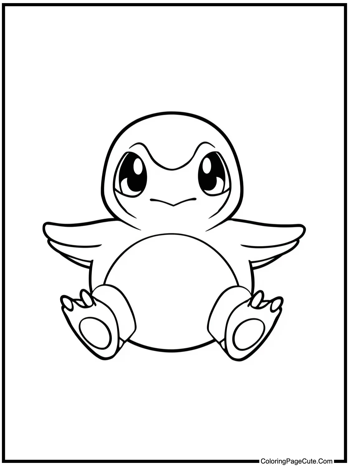 Koffing floating calmly