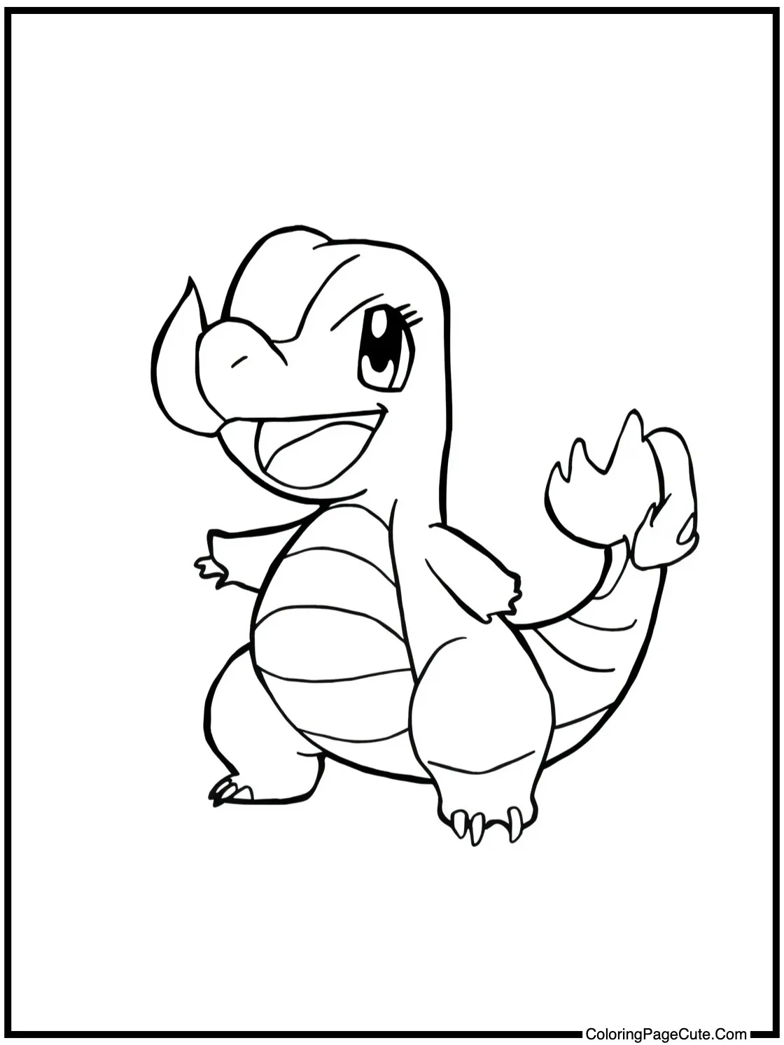 Totodile happy splash