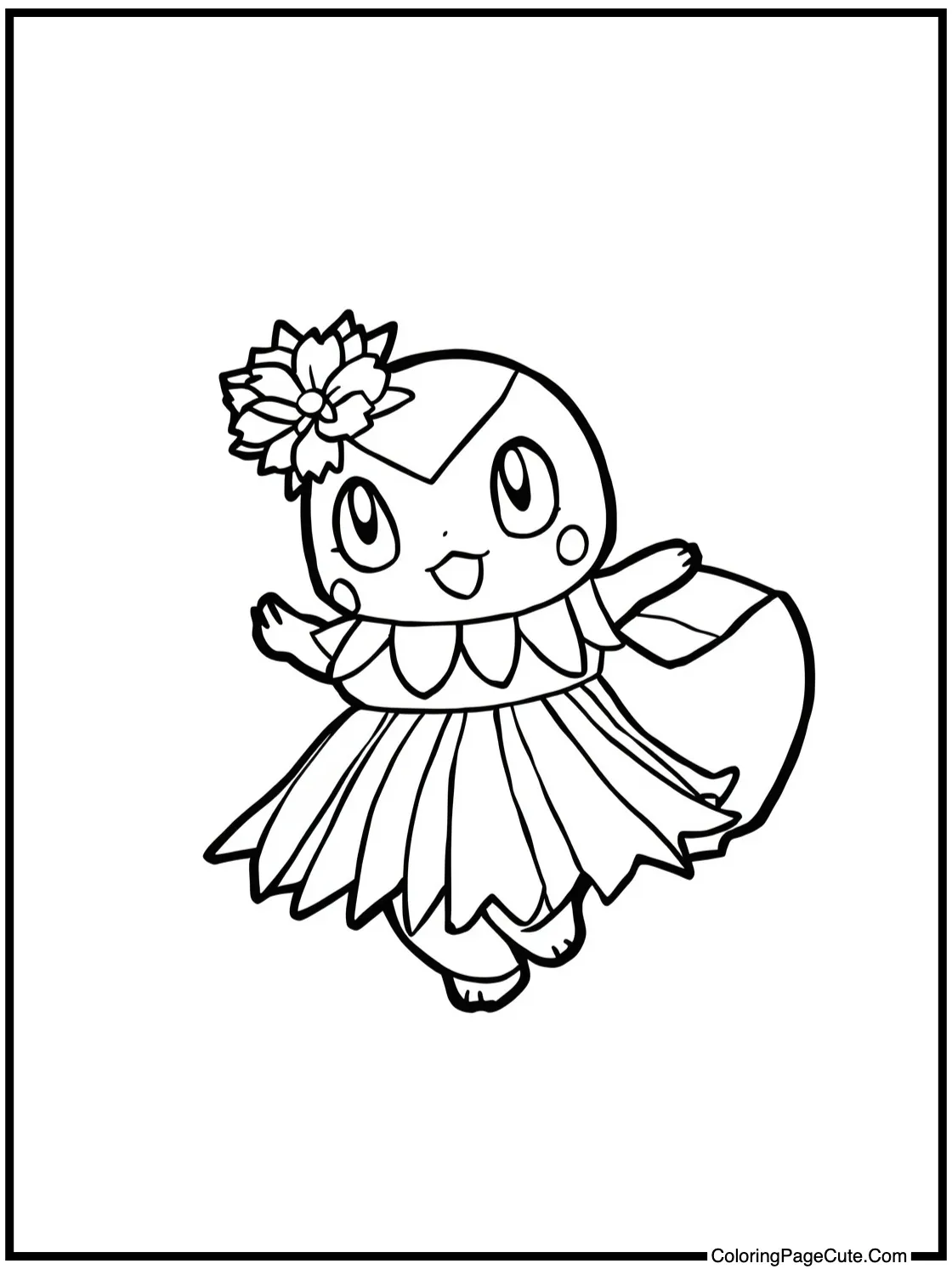 Bellossom hula dancing