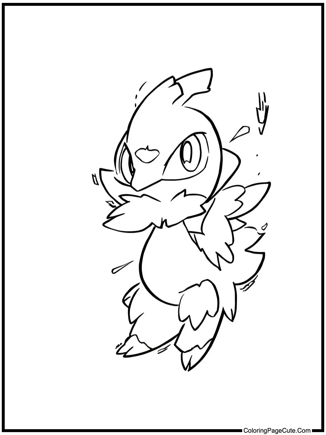 Misdreavus floating playfully