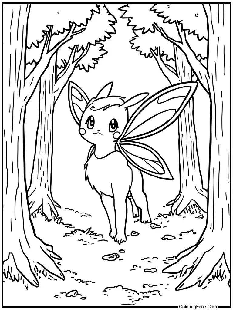 Fairy type pink ribbon