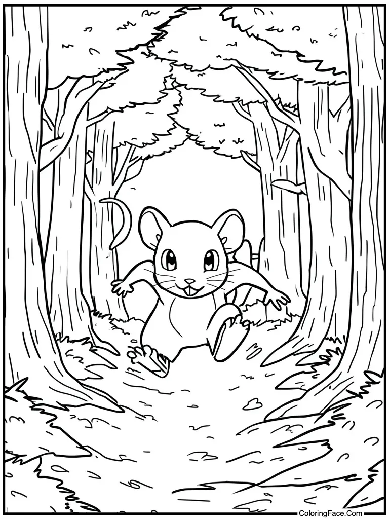 Rat running very fast