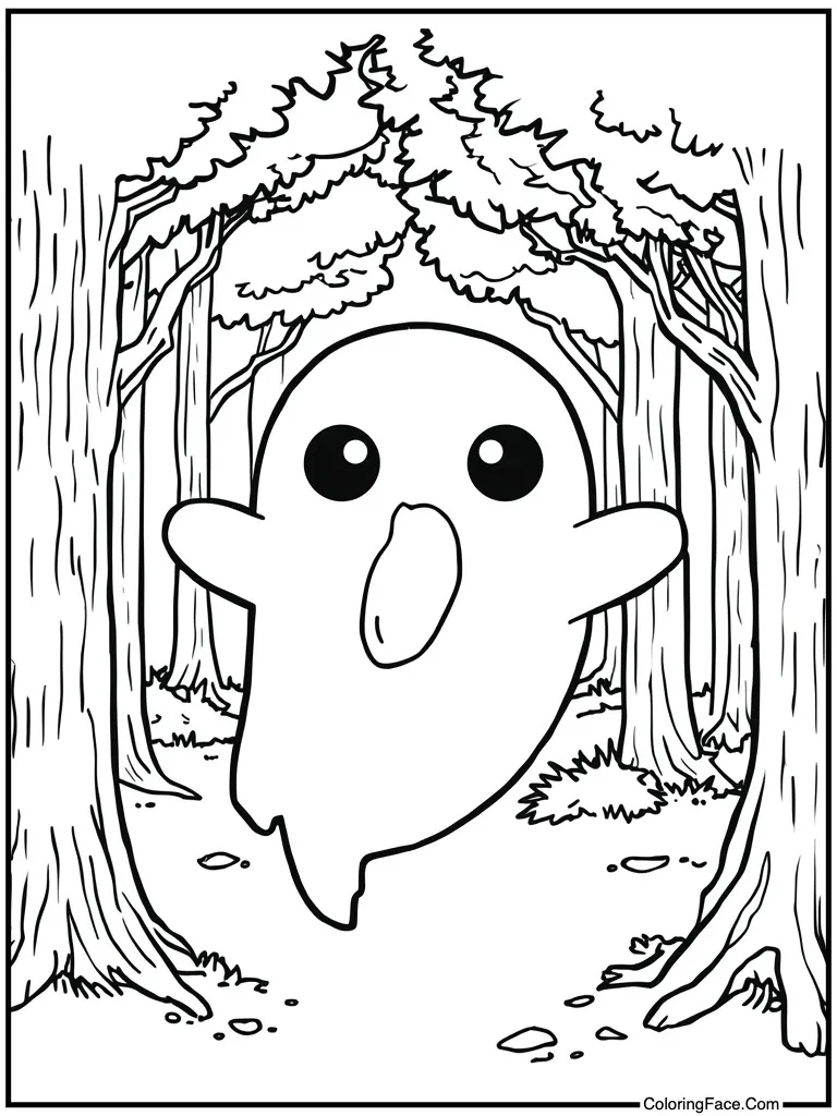 Ghost ball licking face