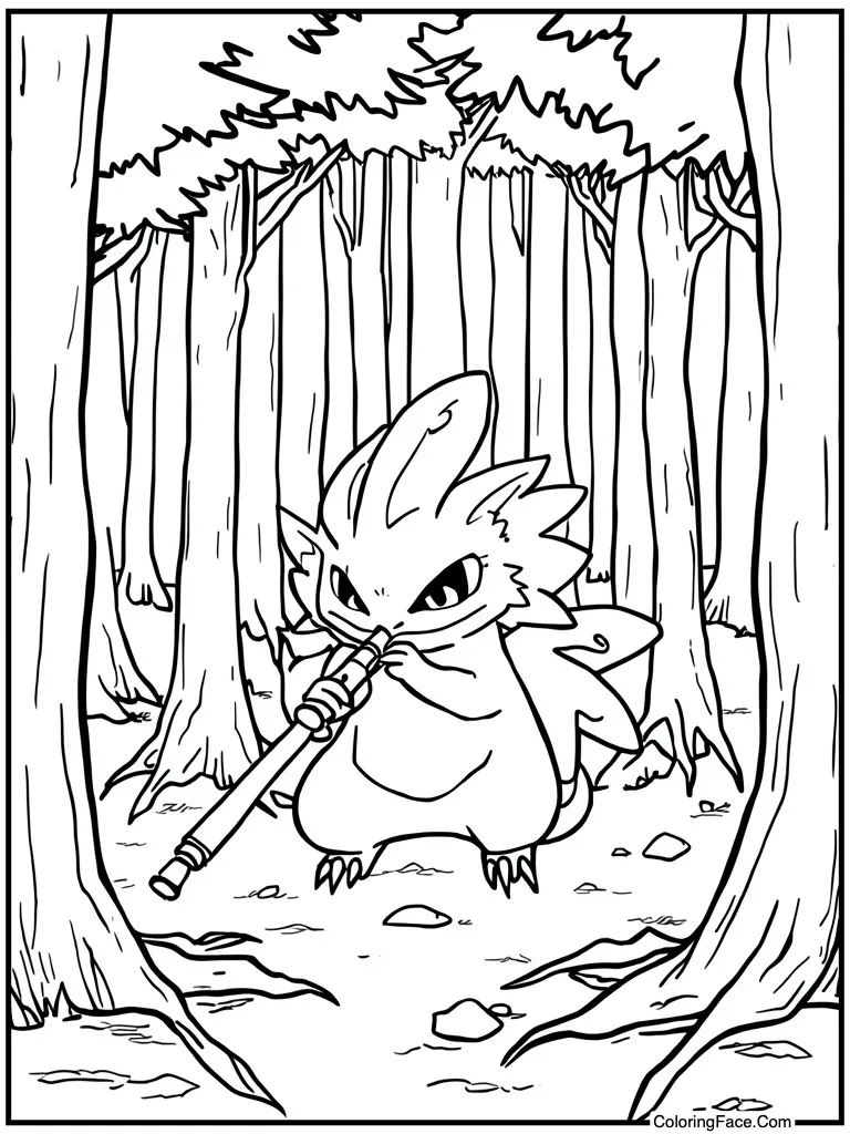 Sleeping monster flute wake