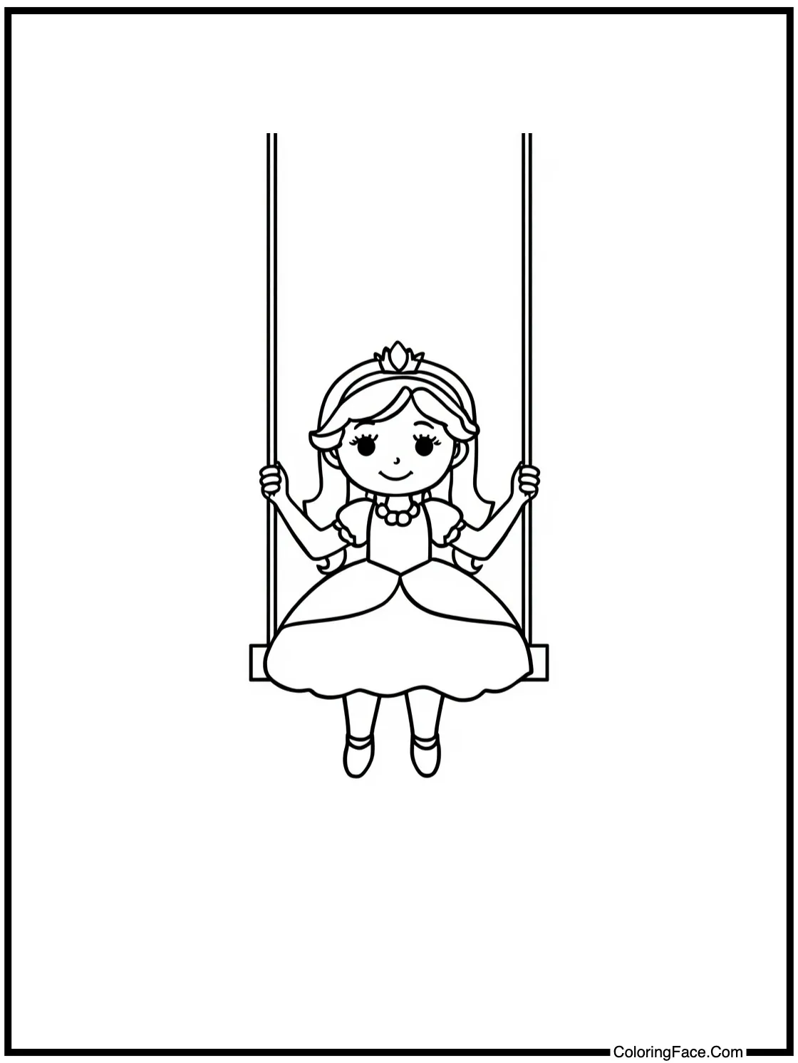  on a swing
