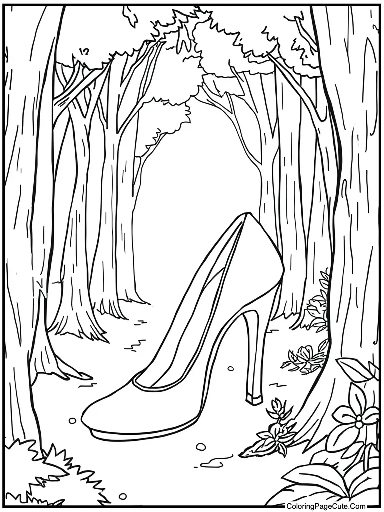 Losing glass slipper shoe