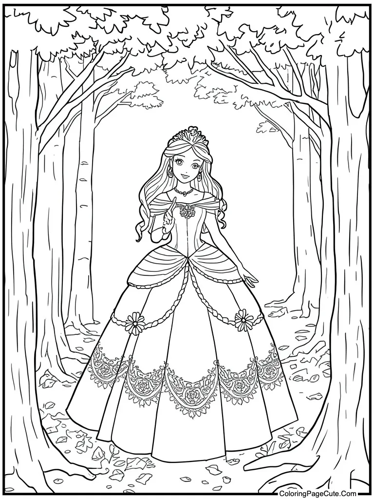 Fan with lace detail