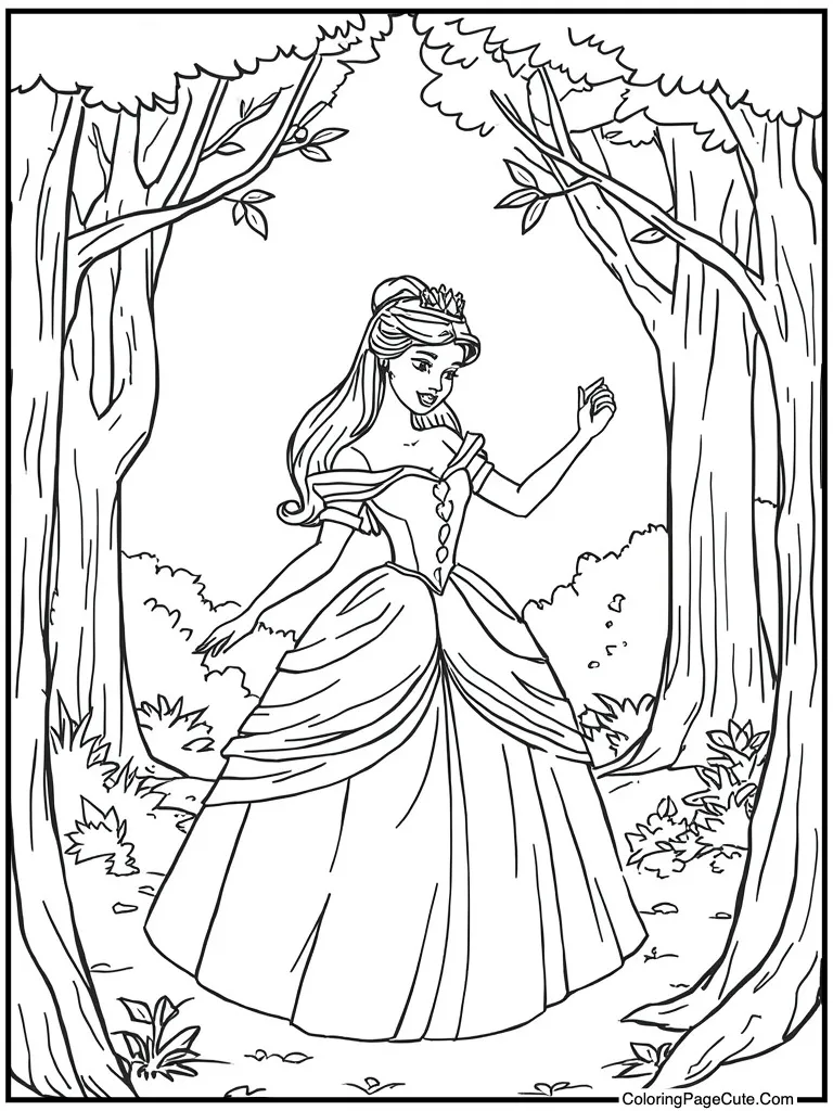 Dancing at royal ball