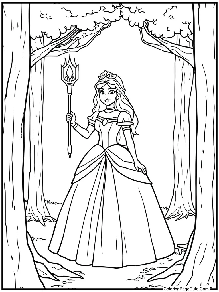 Scepter holding royal power