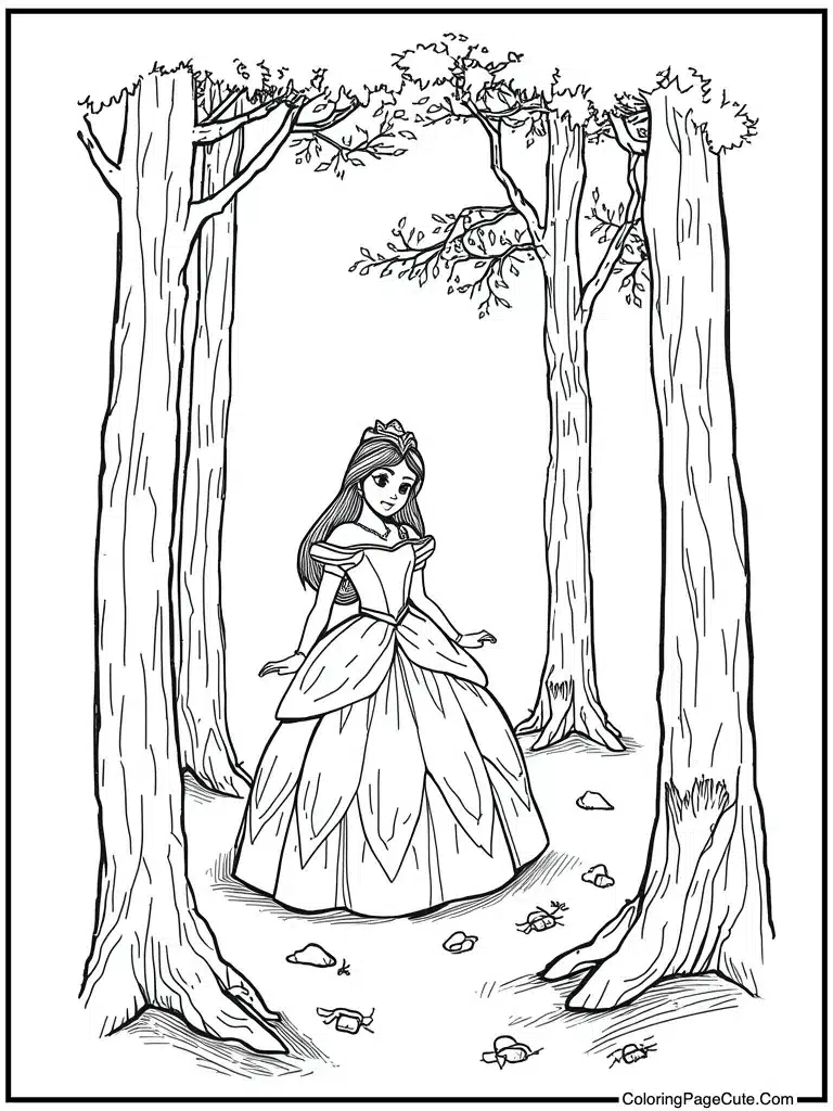 Detailed sketch for adults