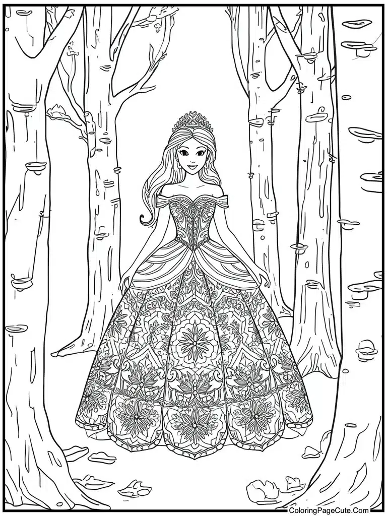 Mandala dress pattern style