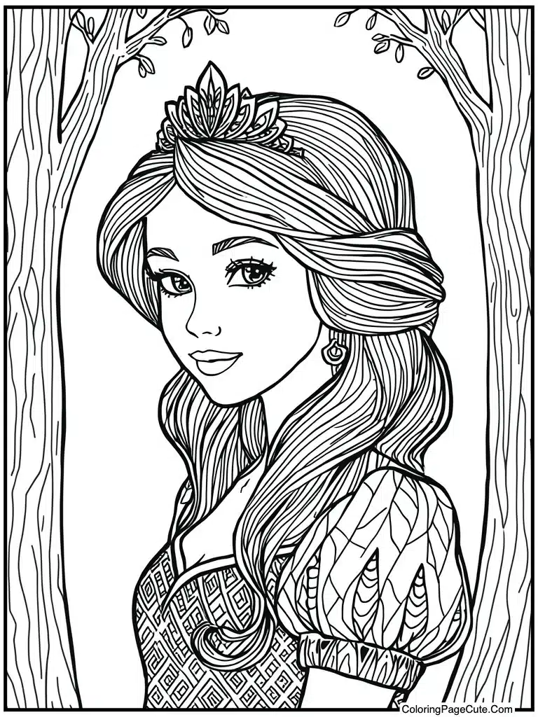 Zentangle hair design art