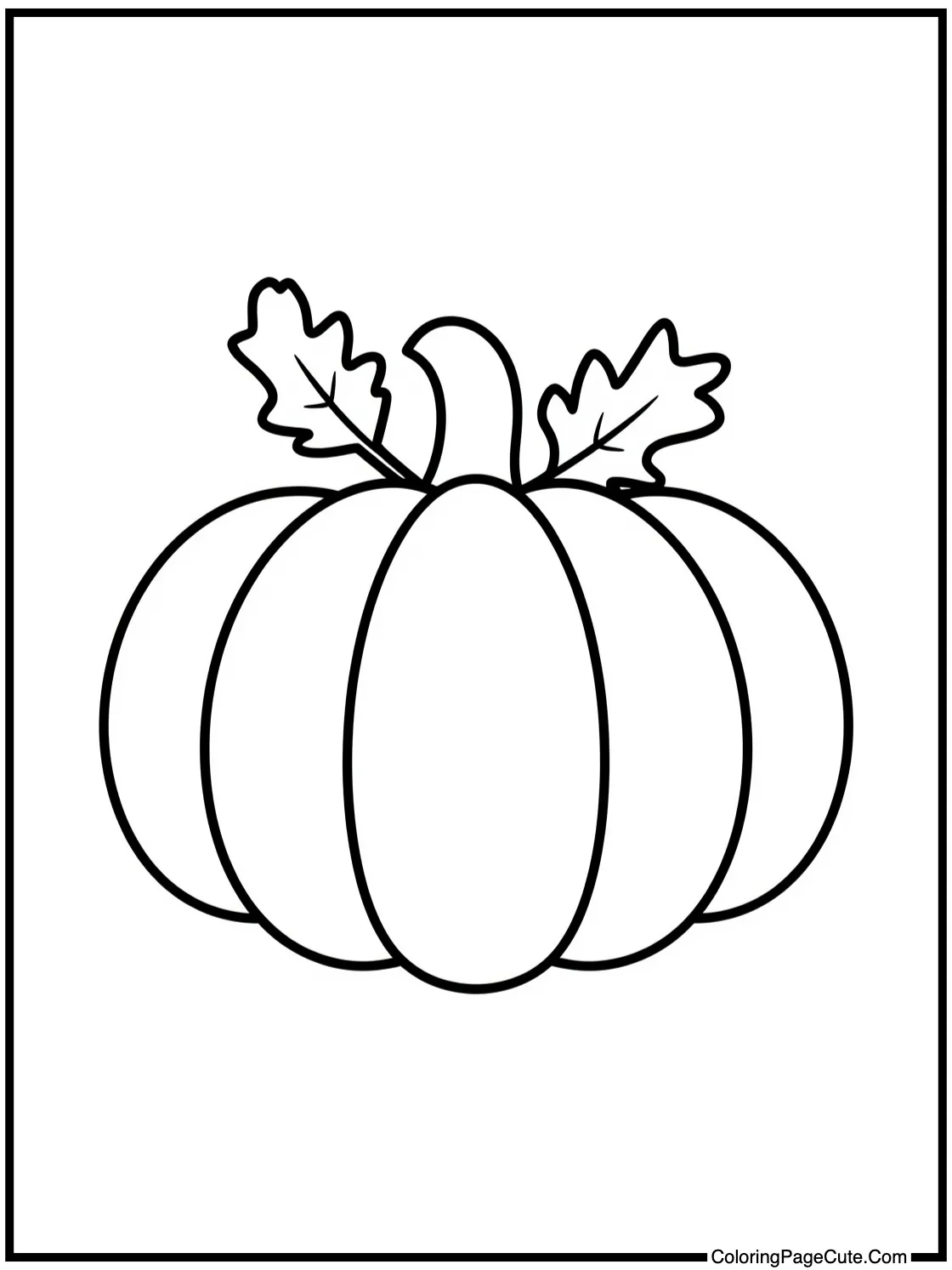 Gourd with oak leaves