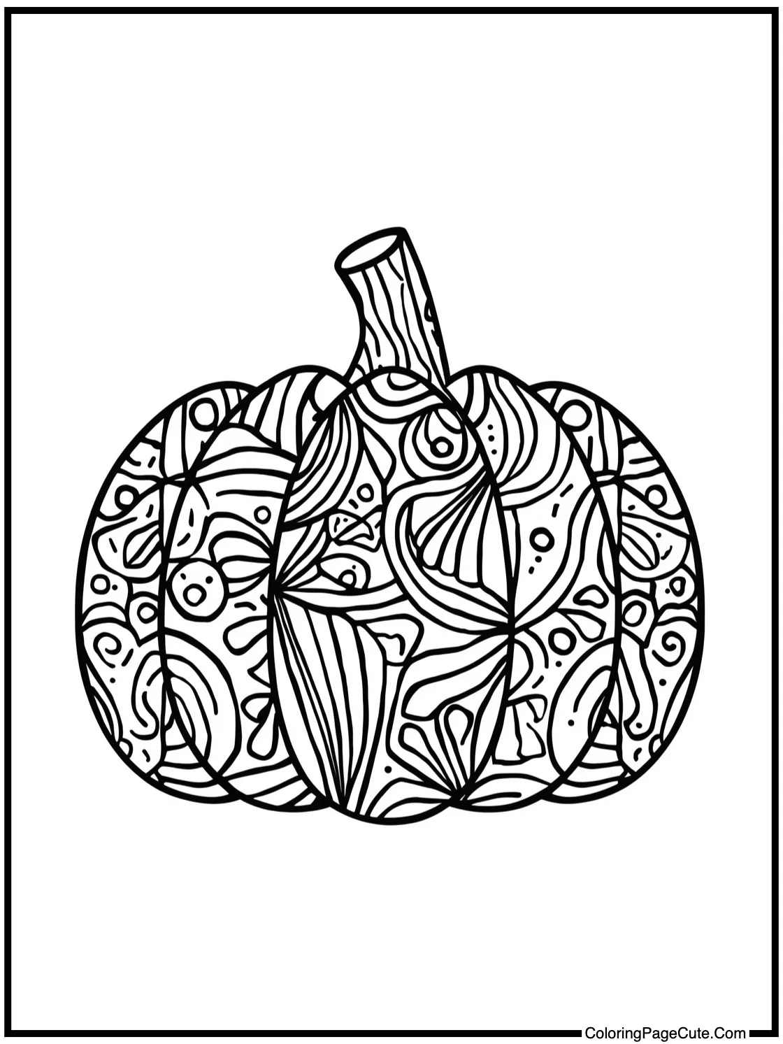 Zentangle doodle design