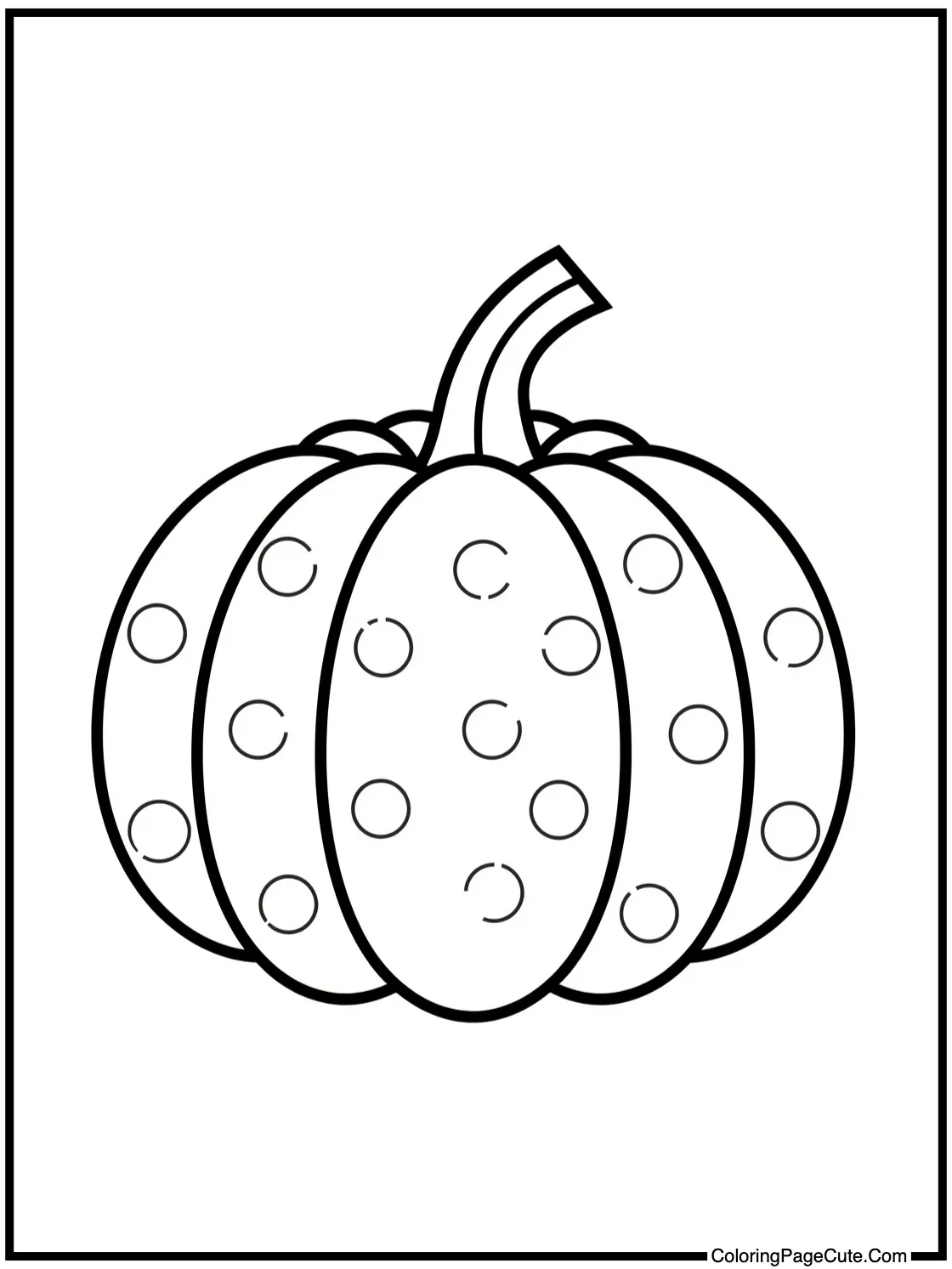 Gourd with polka dots