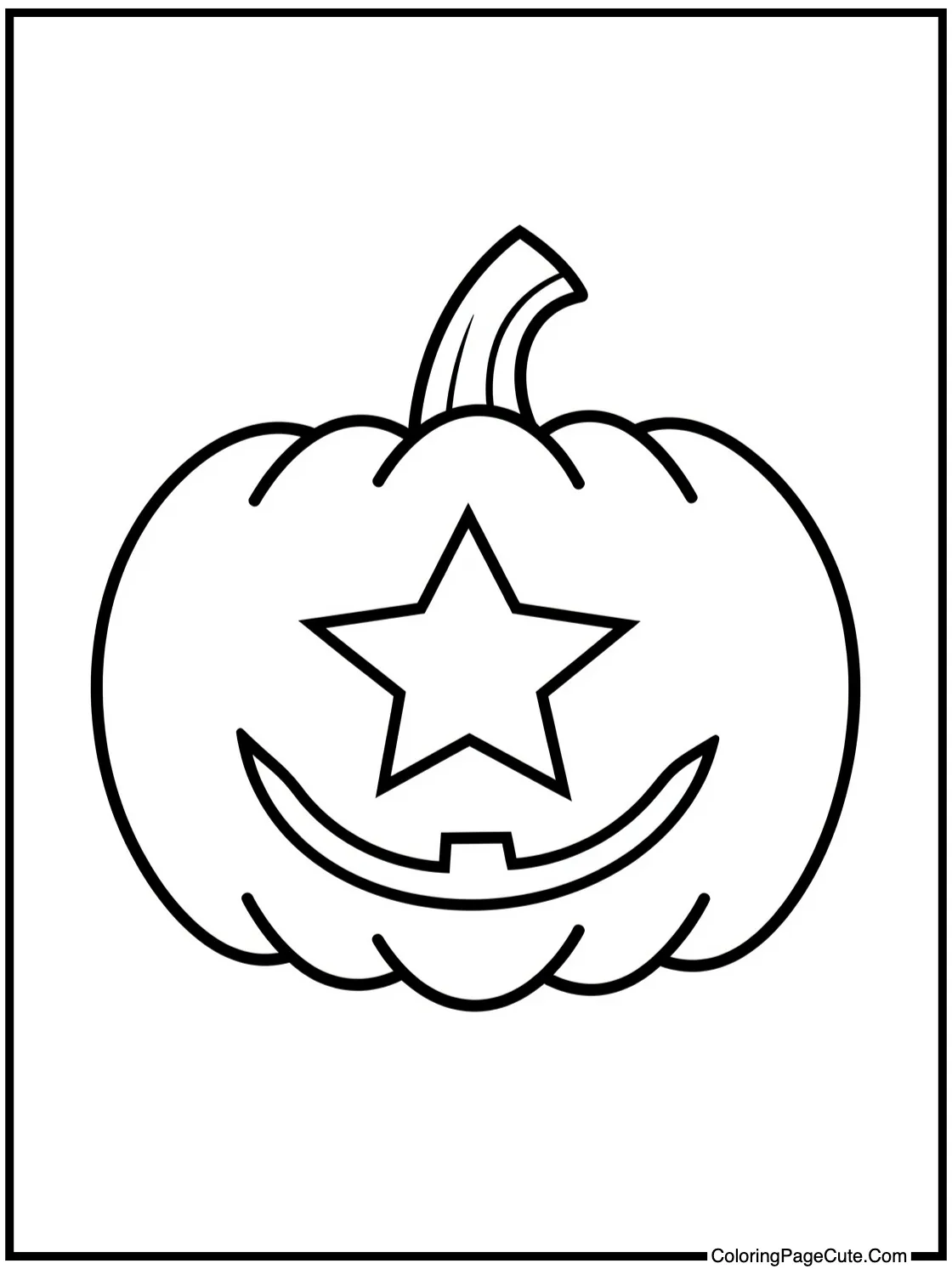 Gourd carved with star