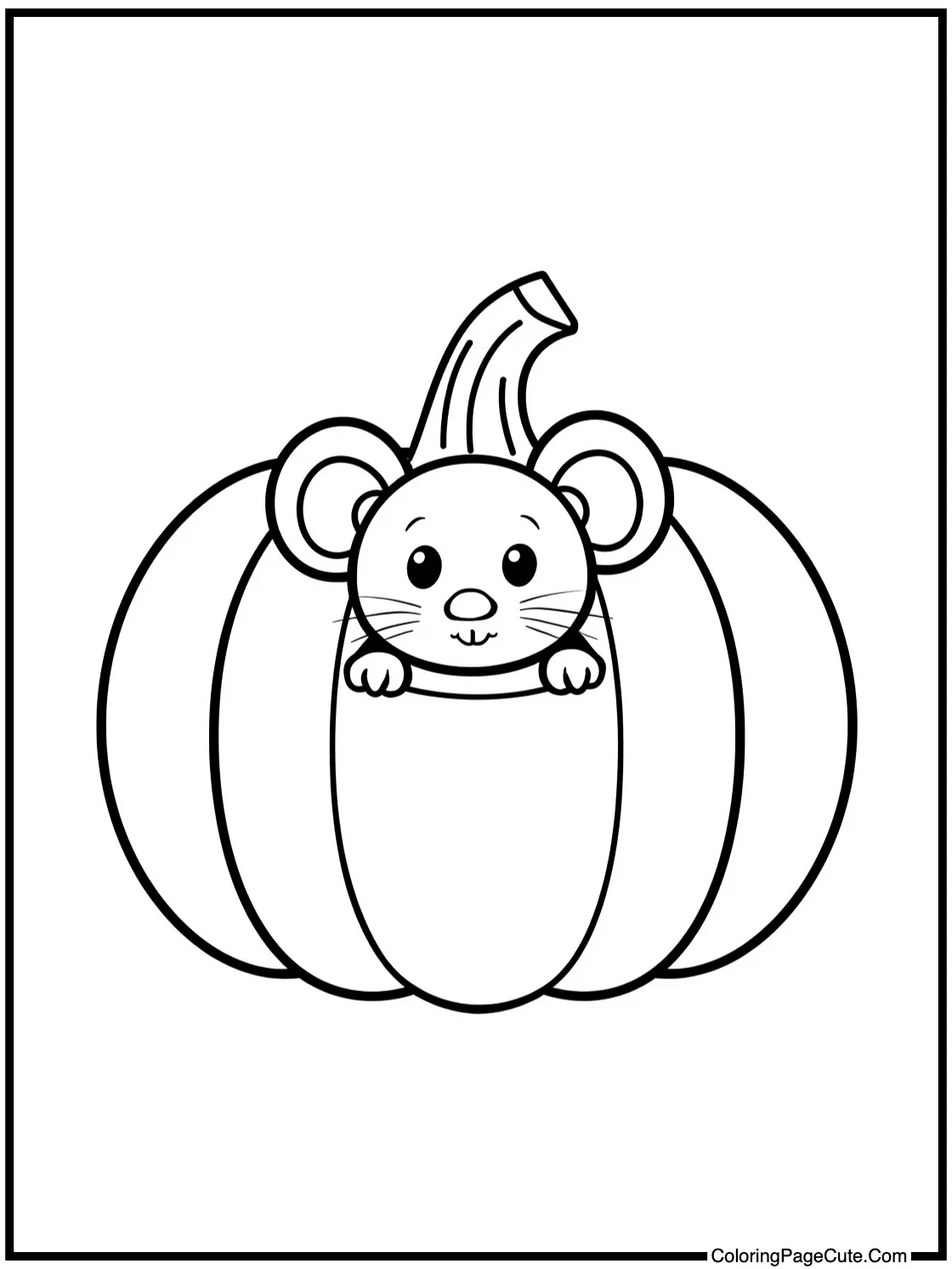 Mouse peeking inside