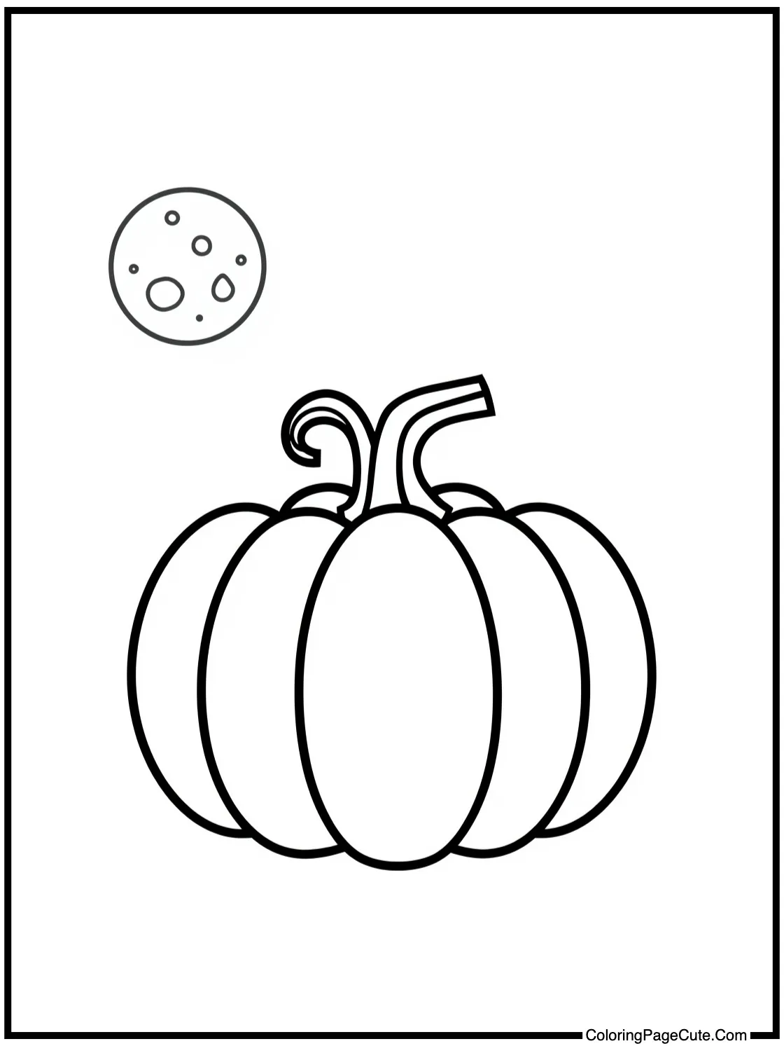 Vegetable under full moon