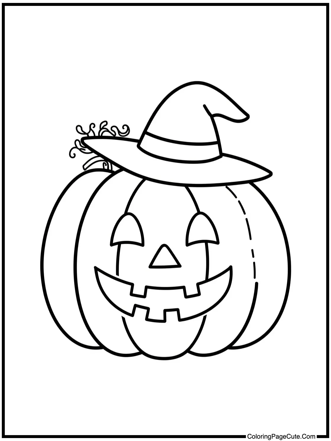 Gourd with friendly witch