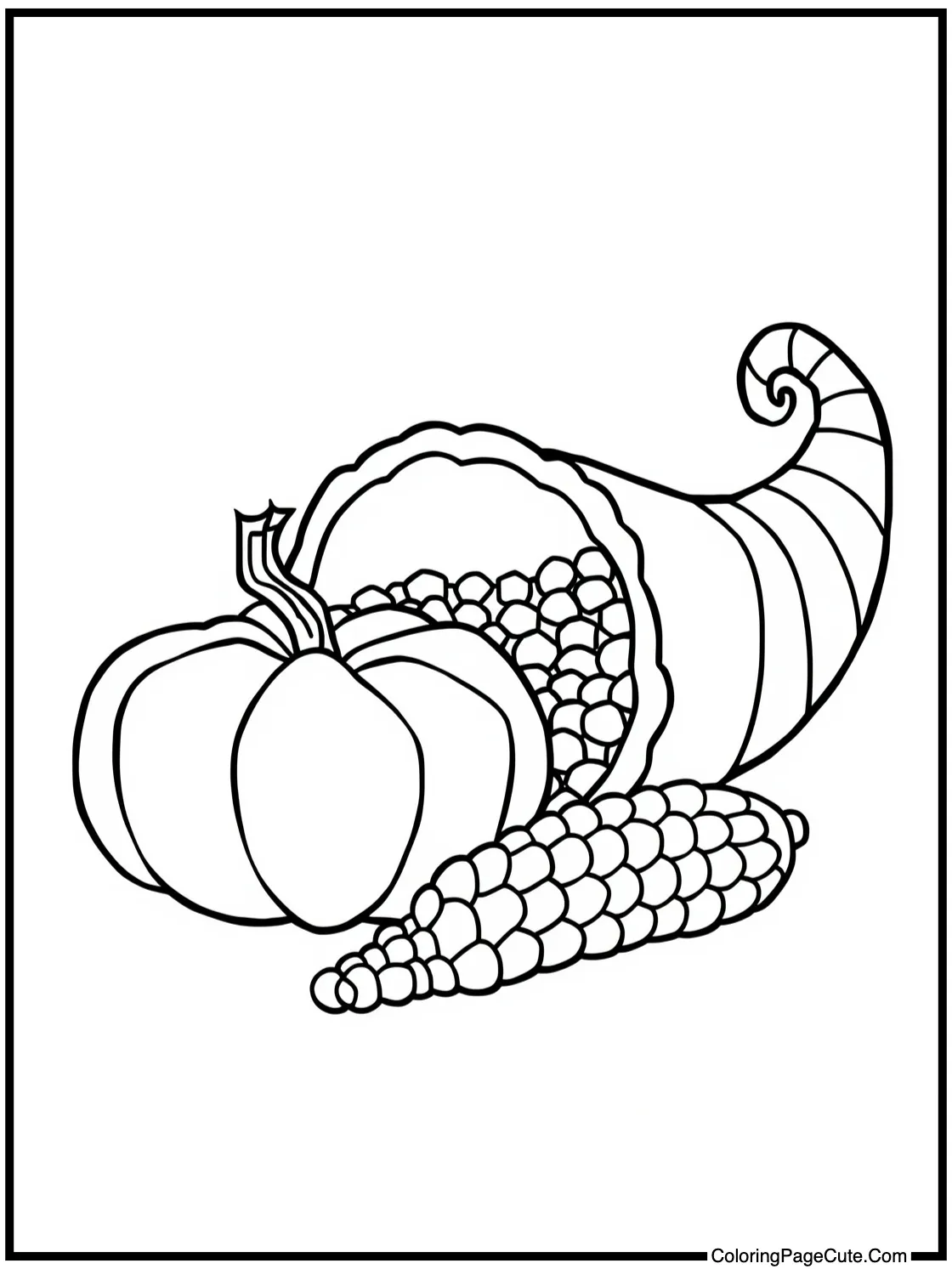 Vegetable and cornucopia