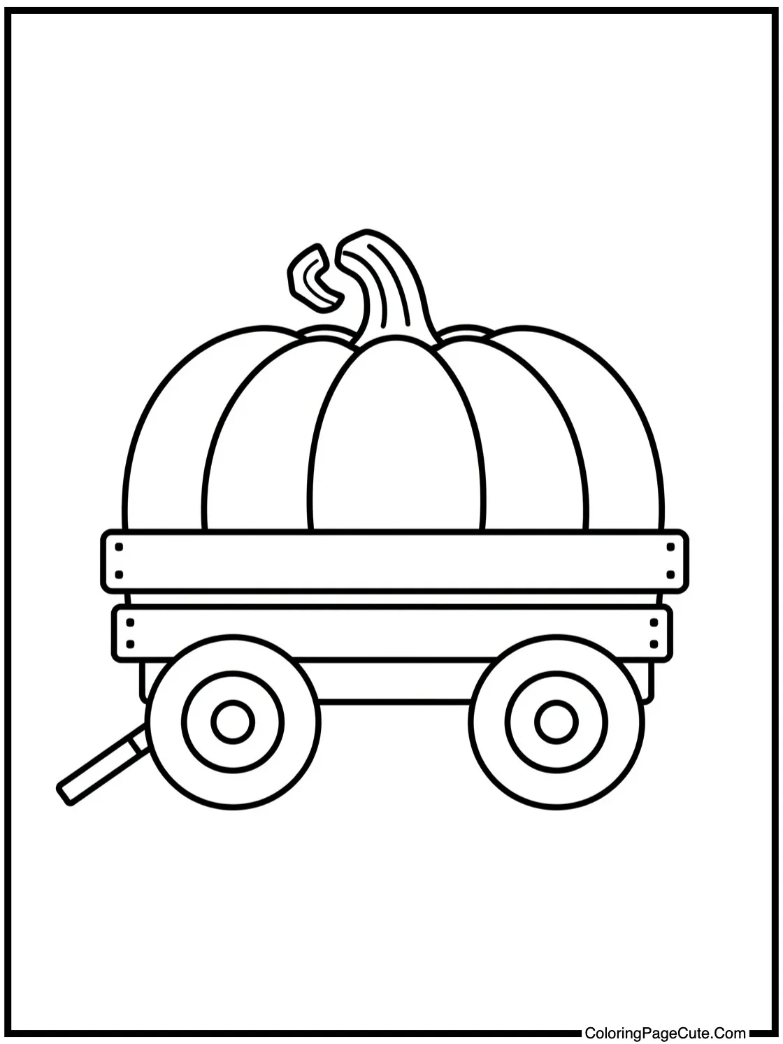 Vegetable in wagon