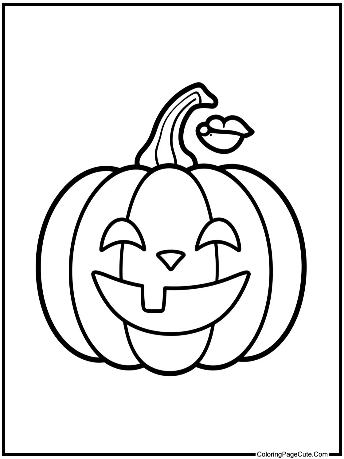 Gourd with funny face