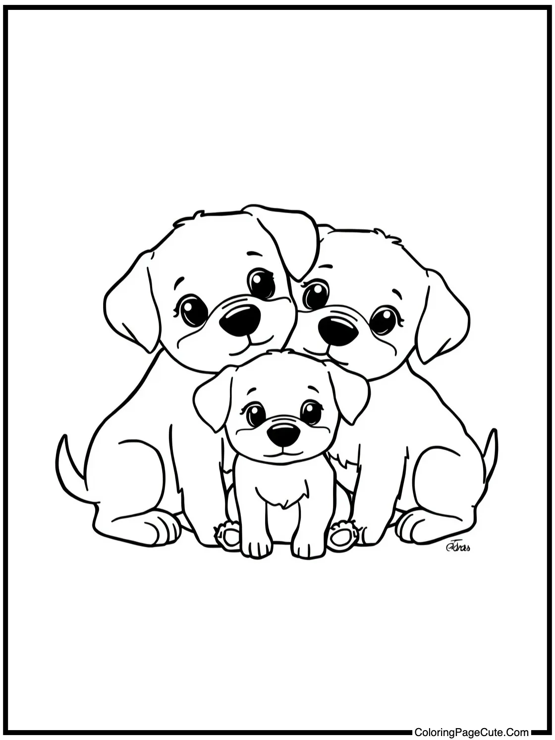 cuddling with friends