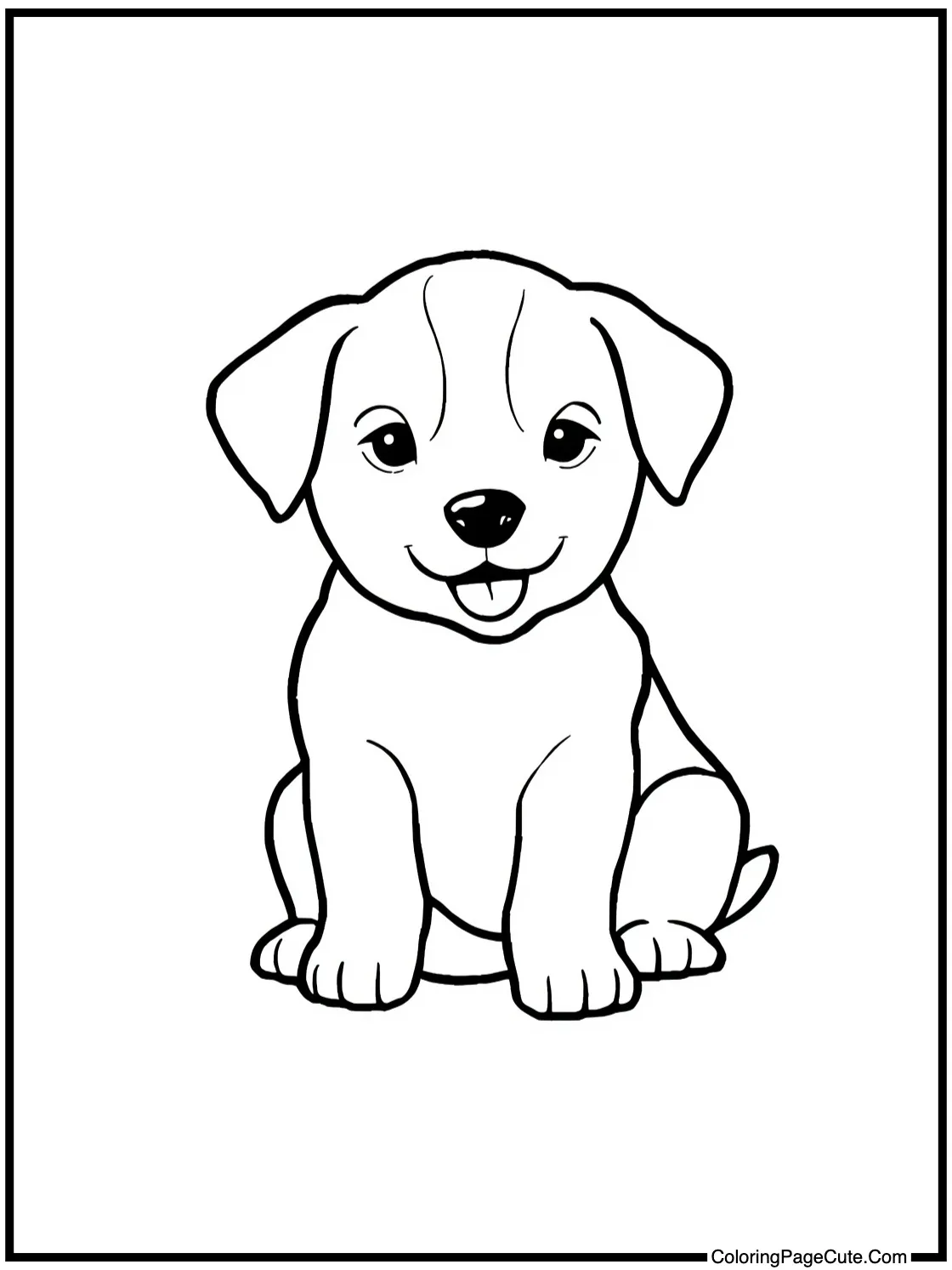 with a cheerful look