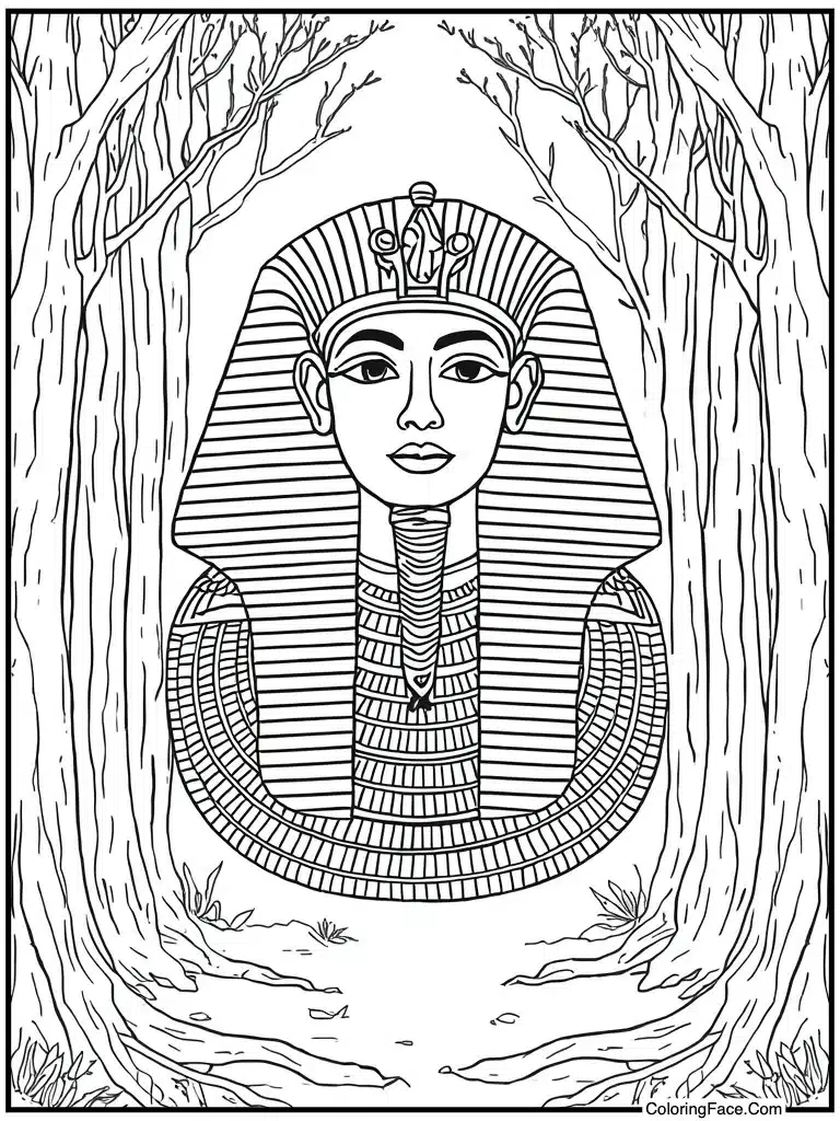 Egyptian gold headpiece