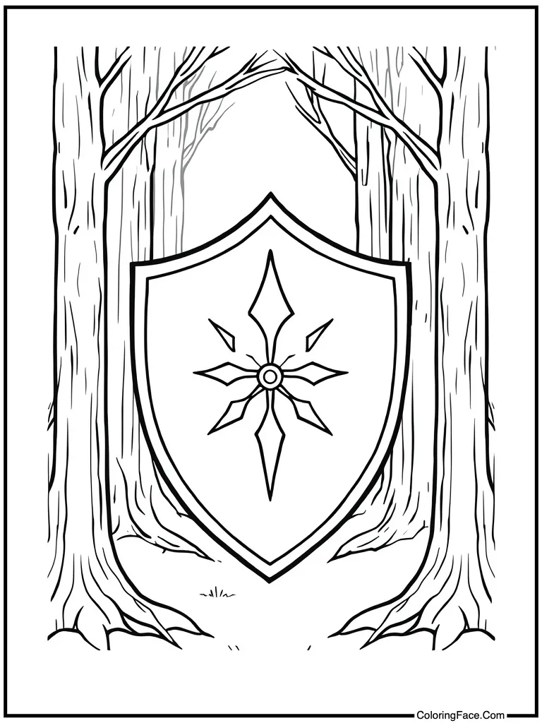 Shield protection symbol