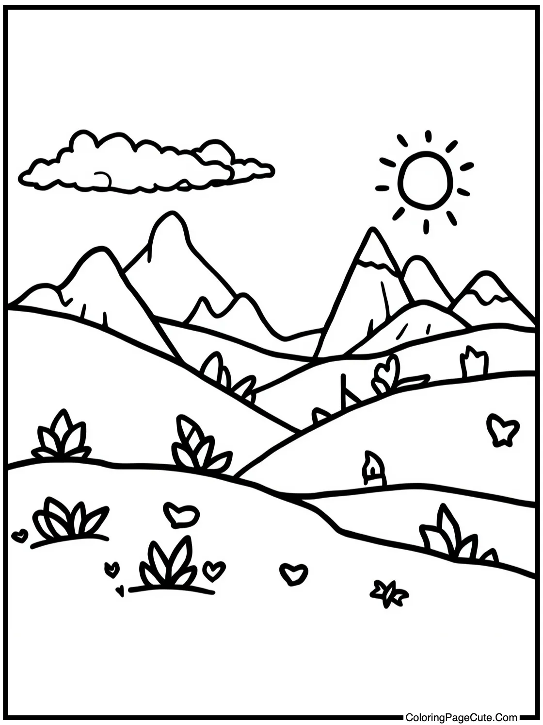 painting a landscape