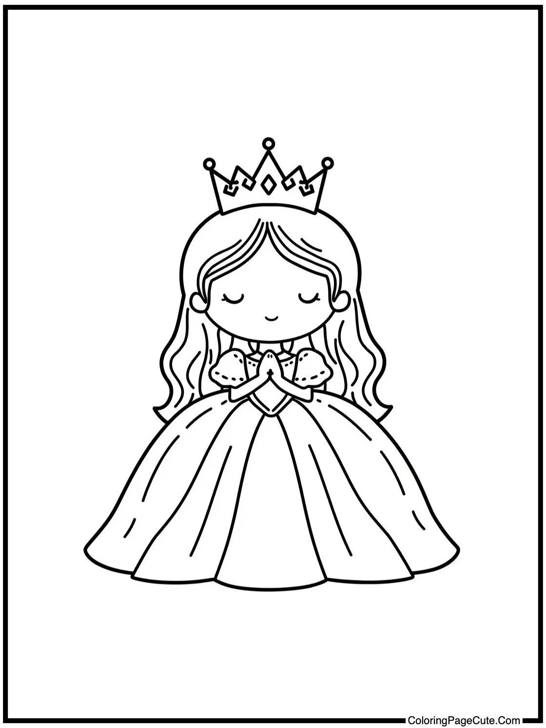 reflecting peacefully