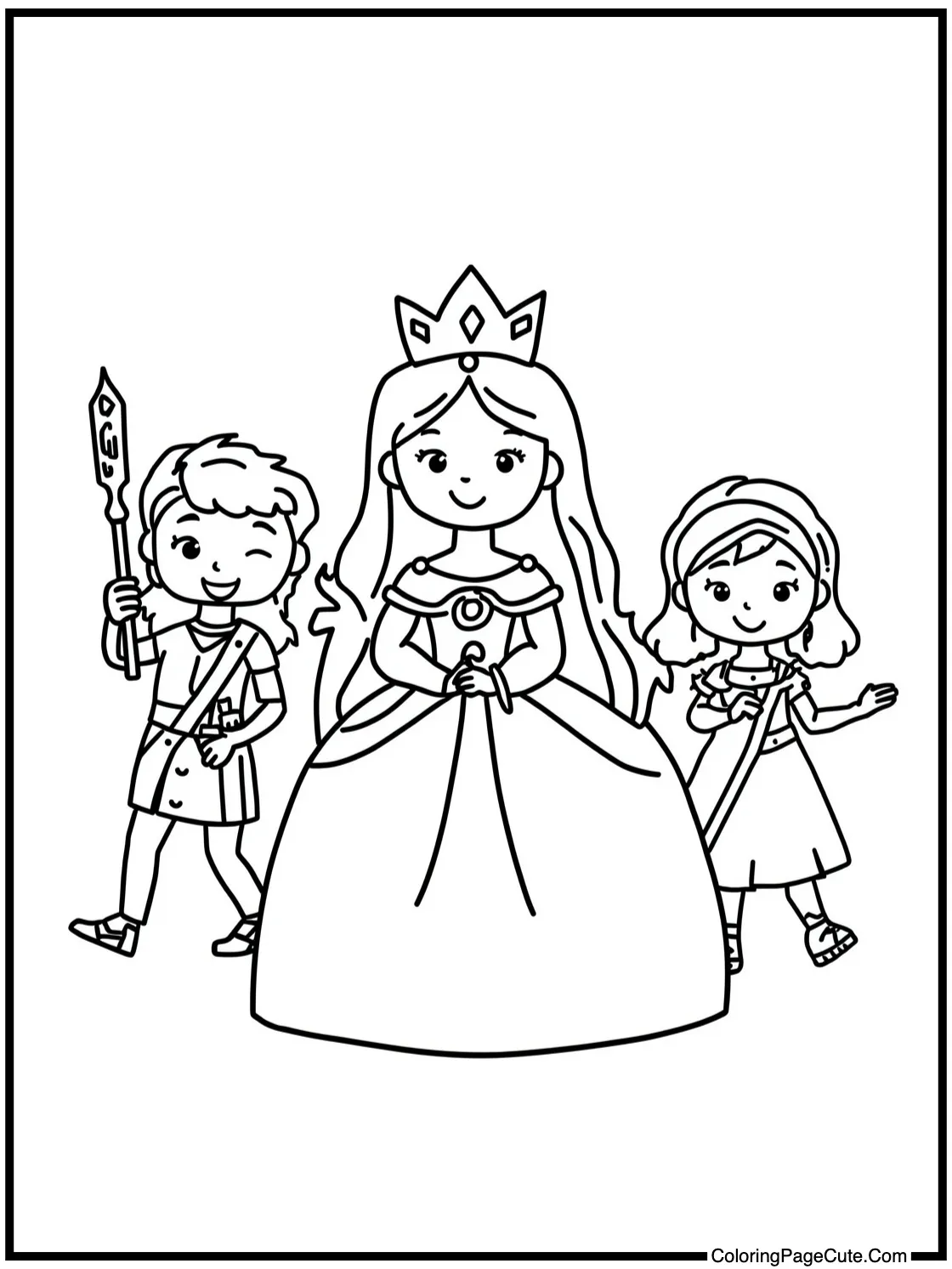 leading a procession