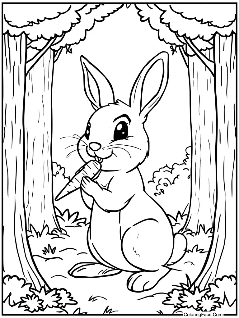 Eating a crunchy carrot