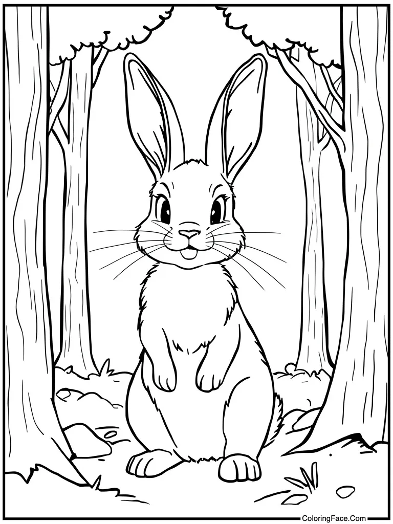 Long ears standing up