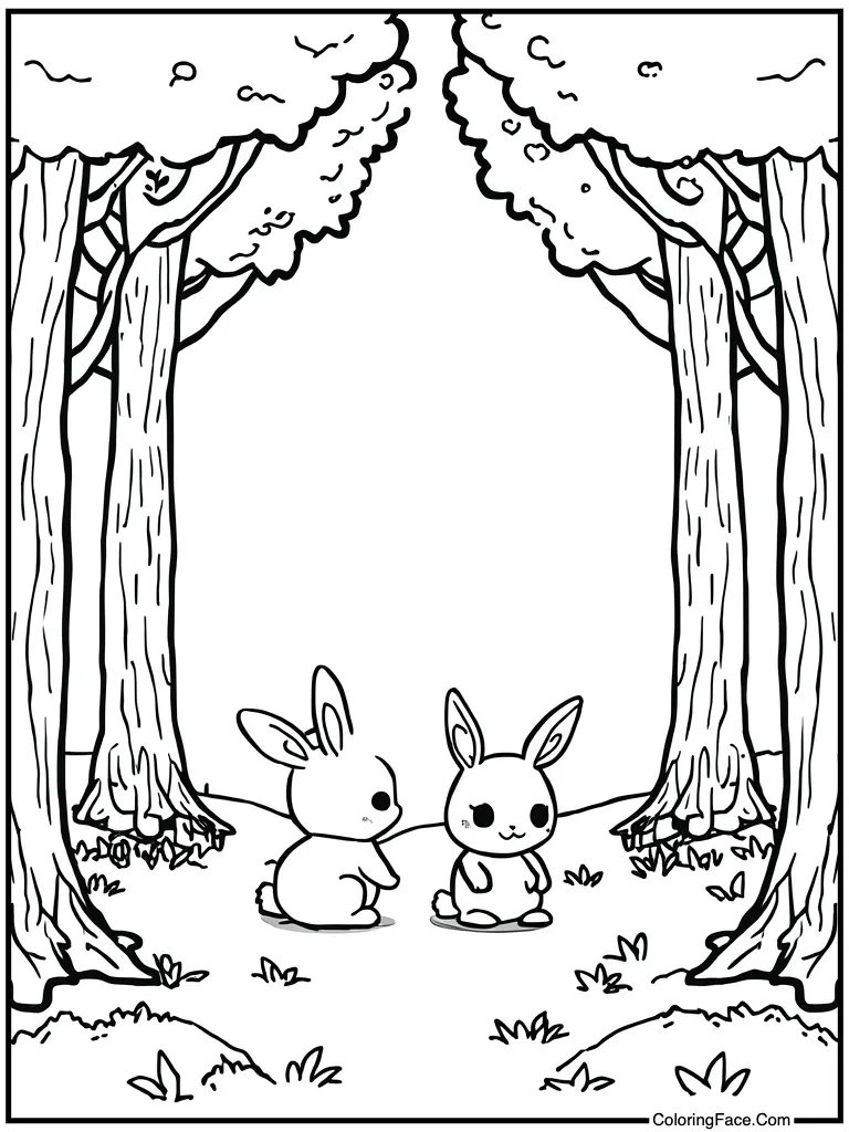 Chibi style cute drawing