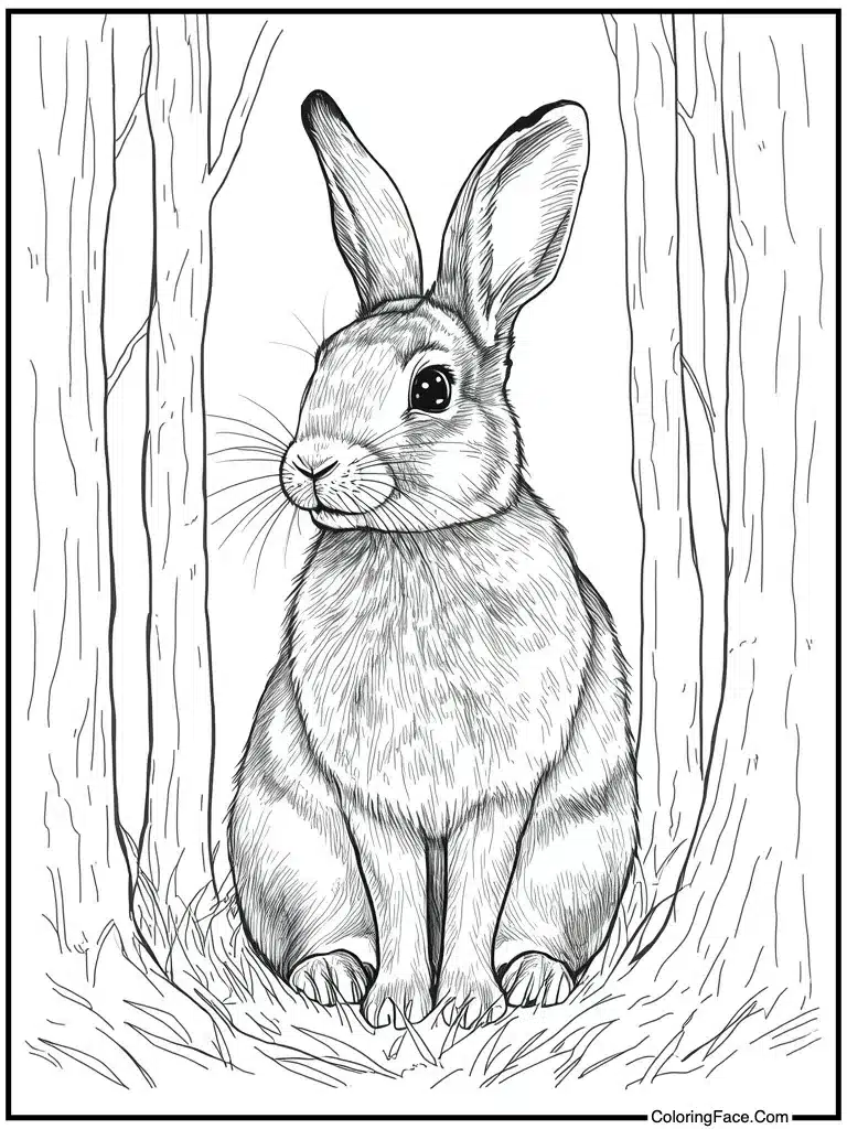 Detailed fur texture sketch