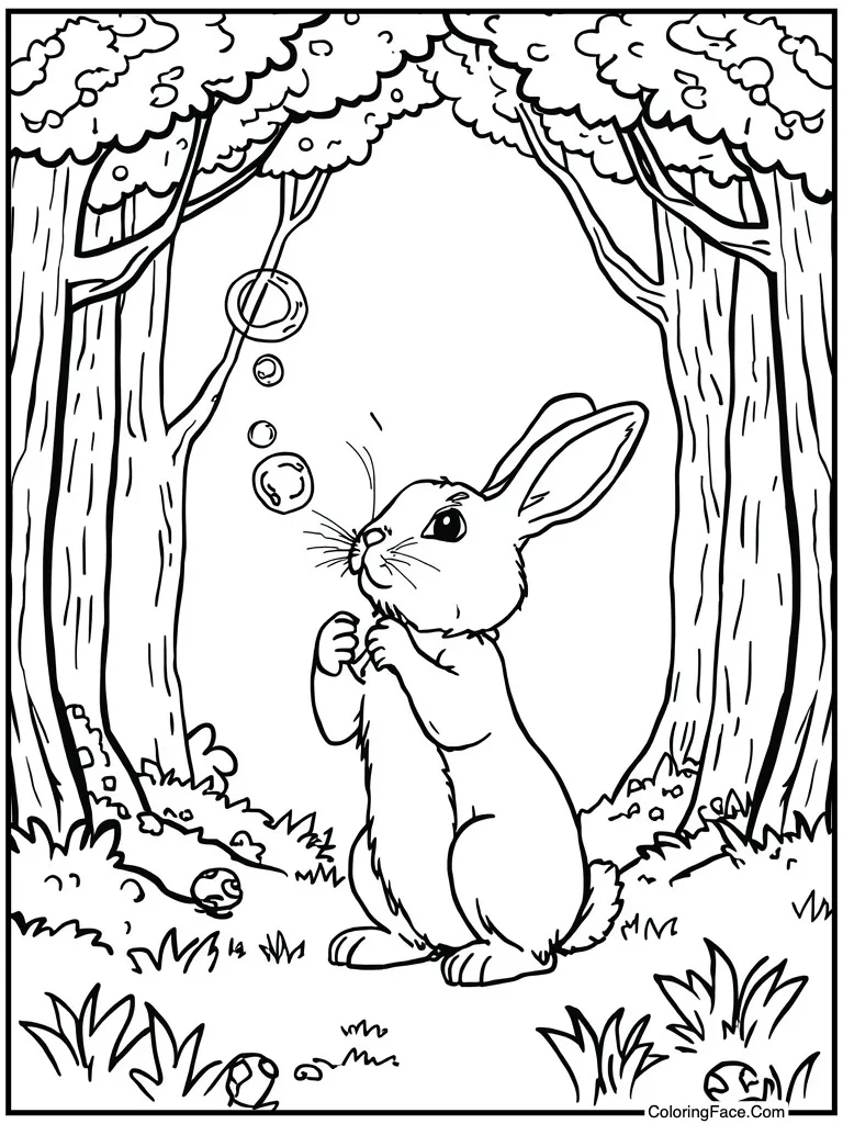 Blowing soap bubbles high