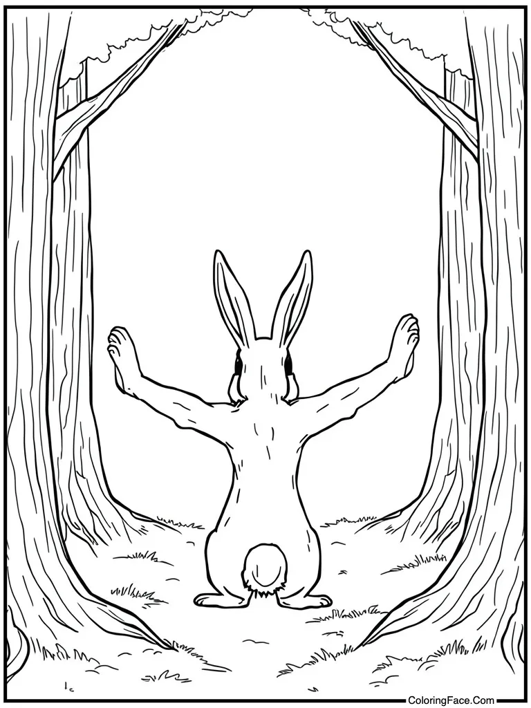 Stretching long back legs