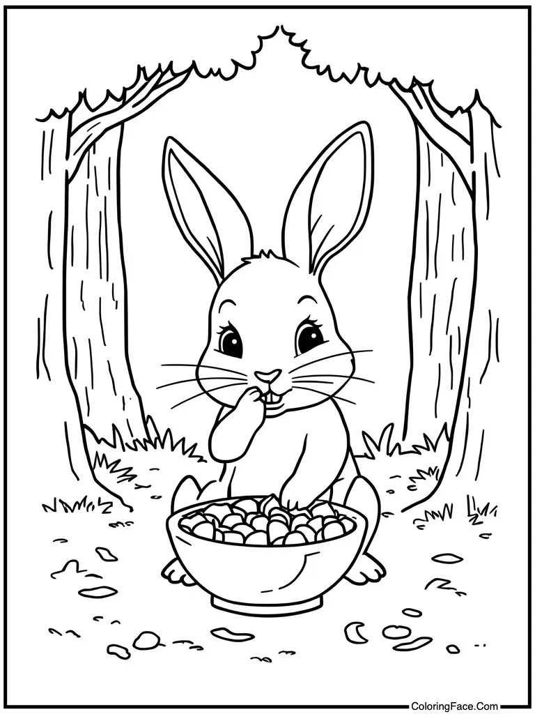 Eating a bowl of food