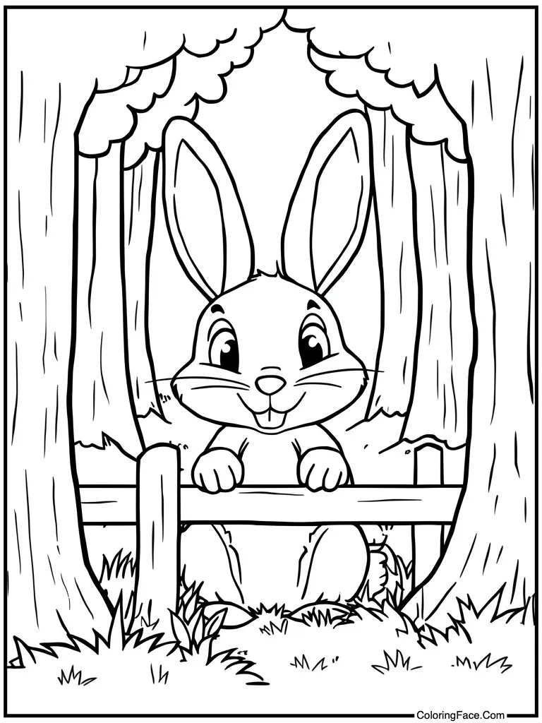 Looking through a fence